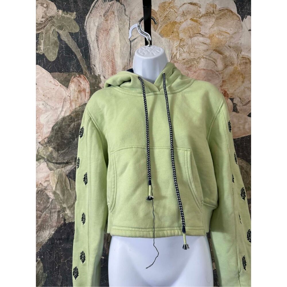 Free People Run Out Hoodie Crop Size M - Picture 4 of 9